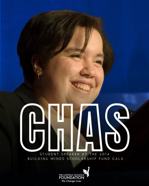 Reconnecting with 2014 Gala Speaker  Chas Figueroa