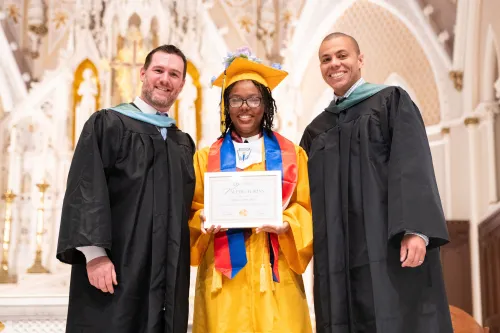 CSF Scholar Desiree Jean-Pierre'25 Graduates as Valedictorian of Cathedral High School