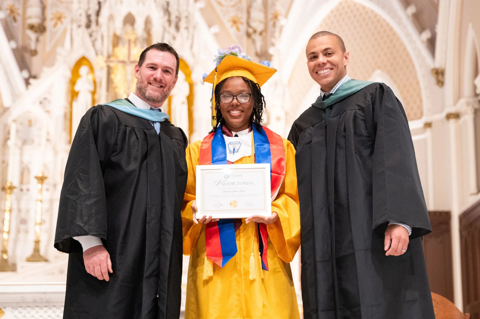 CSF Scholar Desiree Jean-Pierre'25 Graduates as Valedictorian of Cathedral High School